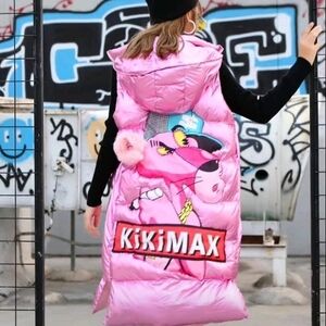 Pink Puffer Jacket for Women